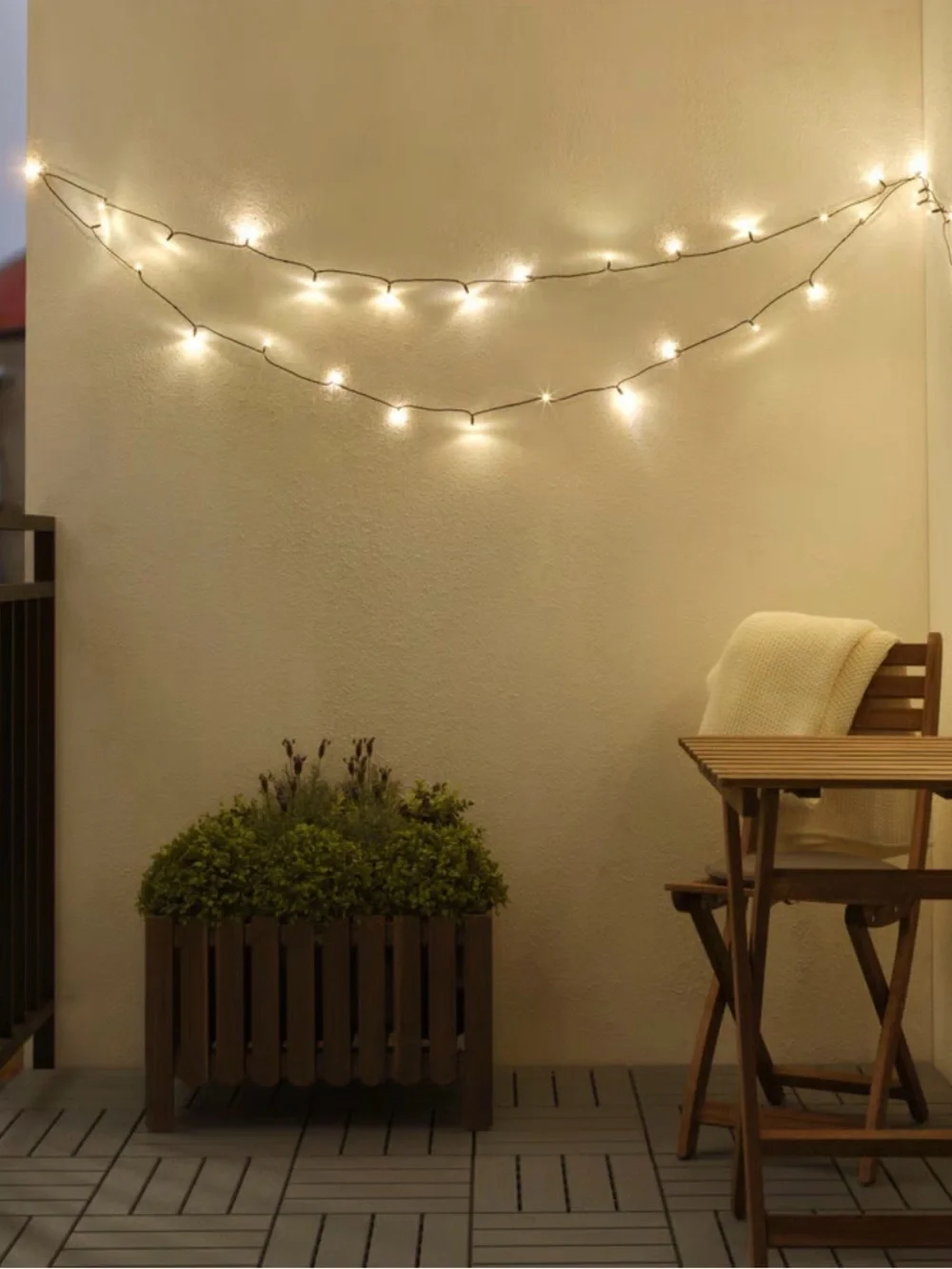 IKEA Ledljus LED White String Lights Indoor/Outdoor NIB
